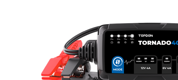 TOPDON Tornado4000   Умное зарядное устройство 