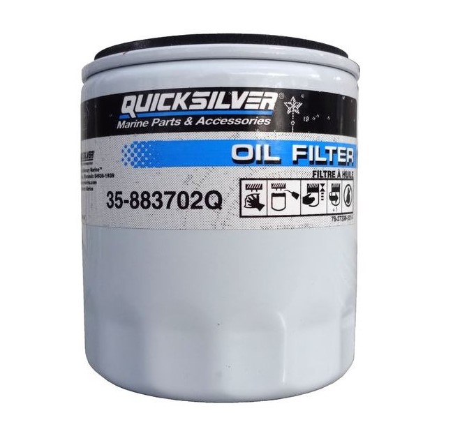 883702Q Фильтр масляный для MERCRUISER 4.3L: 41815, 802884Q, 841750 (Quicksilver)