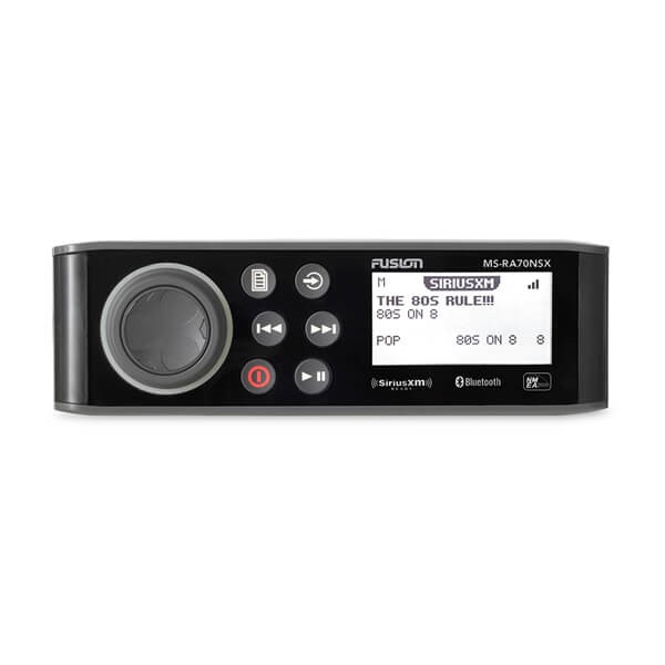Fusion® RA70 Series Marine Stereos MS-RA70NSX Marine Stereo with NMEA 2000® and SiriusXM-Ready® 